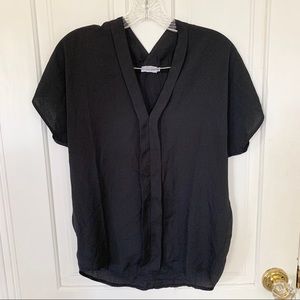 Tobi charcoal grey blouse